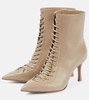 Blaine 80 leather lace-up ankle boots