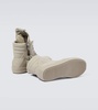 Rick Owens Leather Geobasket Sneakers