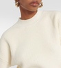 Peplum wool sweater