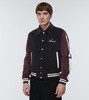 Corduroy varsity jacket