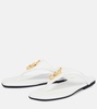 Leather thong sandals