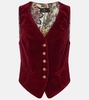 Cotton velvet vest