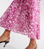 Tornado balloon-sleeve maxi dress