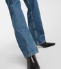 High-rise straight jeans