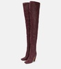 Canalazzo leather over-the-knee boots