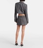 Jaza checked cropped wool-blend blazer 