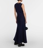 Wool, cashmere and silk maxi dress