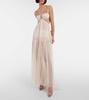 Bridal silk chiffon gown