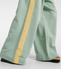 Cotton jersey wide-leg sweatpants