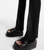 Giulio rIbbed-knit flared pants