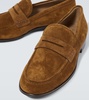 George suede penny loafers