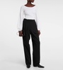 Modern Sophistication wool-blend pants