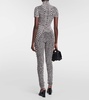 Jacquard jersey jumpsuit