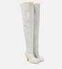 Highland shearling-lined suede knee-high boots