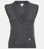 Wool sweater vest