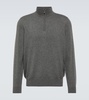 Cashmere half-zip sweater