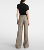 Christophe virgin wool flared pants