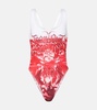 Diablo printed swimsuit