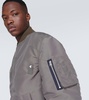 Technical twill bomber jacket 