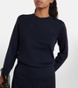 Castle Crag cashmere cable-knit sweater