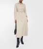 Edro wool and cashmere shirt dress