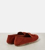 Dot Sole Walk suede moccasins