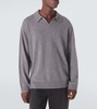 Gibson cashmere polo sweater