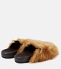 Journey shearling mules