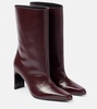 Chic Sophistication leather ankle boots