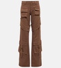 Cotton canvas cargo pants