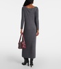 Nari ribbed-knit cashmere midi dress