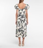 Salvina floral cotton midi dress