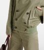 Balloon cotton gabardine jacket