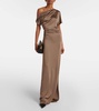 Inez draped gown