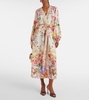 Sew Yesterday floral silk robe