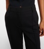 High-rise slim pants