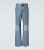 Anagram wide-leg jeans        