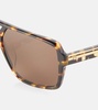 x Oliver Peoples square sunglasses