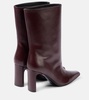 Chic Sophistication leather ankle boots