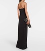 Elinor one-shoulder jersey gown