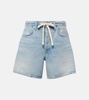 Brynn high-rise denim shorts