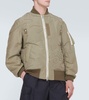 Embroidered twill bomber jacket