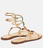 Shanti embellished leather sandals