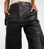 Axel leather cargo pants