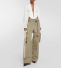 Cotton-blend cargo pants