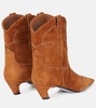 Dallas suede cowboy boots