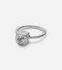 Nudo Petit 18kt white gold ring with diamonds