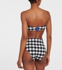 Forme checked bikini bottoms