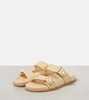 Fayence raffia sandals