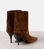 Vicky 90 suede ankle boots